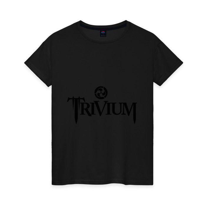 Женская футболка хлопок Trivium фото