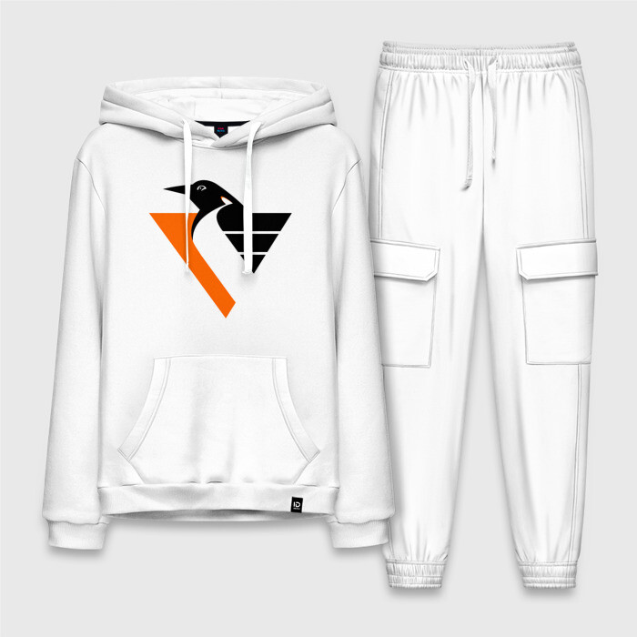 Мужской костюм хлопок с толстовкой Pittsburgh Penguins фото