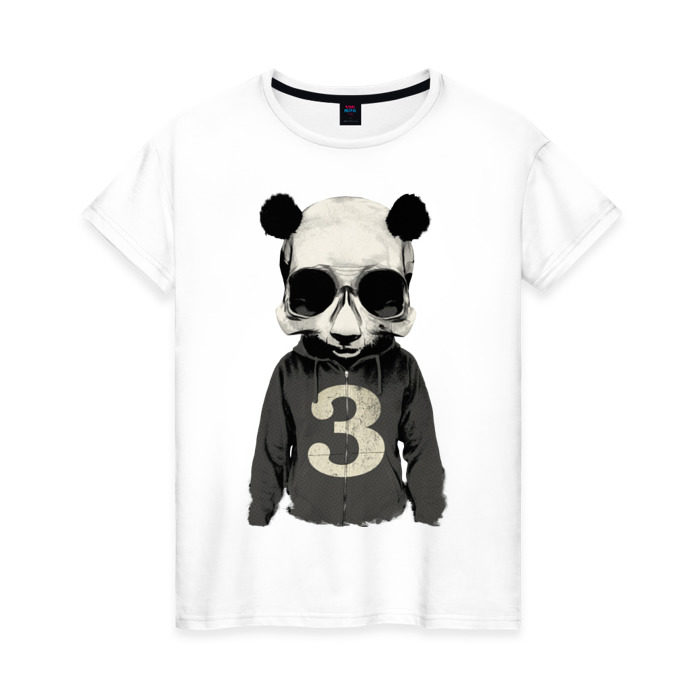 Женская футболка хлопок Brutal pand фото