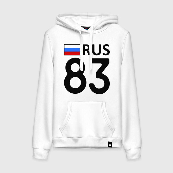 Женская толстовка хлопок Ненецкий АО (83) фото