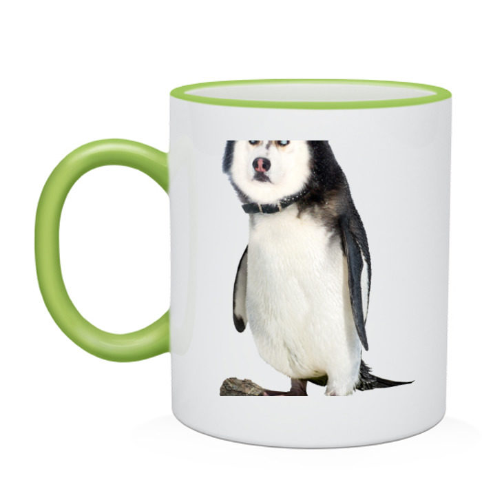 Кружка двухцветная Хаскогвин фото