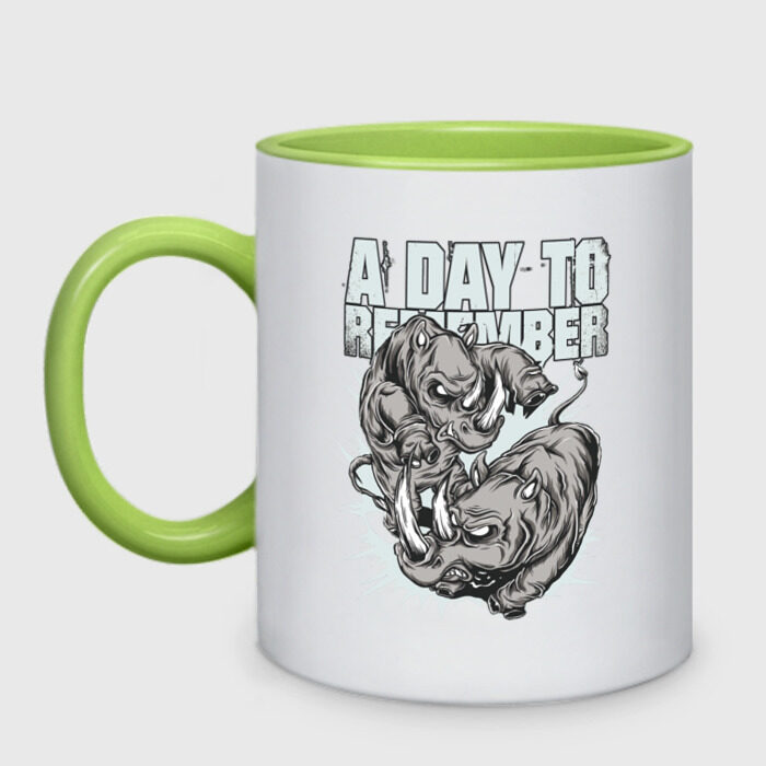 Кружка двухцветная A Day To Remember фото
