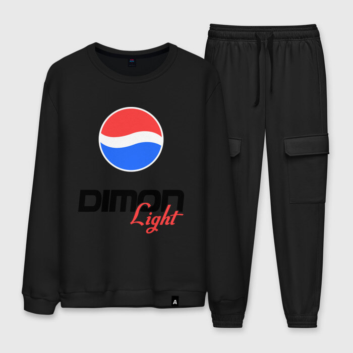 Мужской костюм хлопок Дима Лайт фото