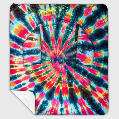 Плед с рукавами Tie dye фото