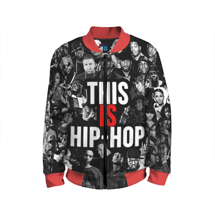 Детский бомбер 3D Hip hop фото