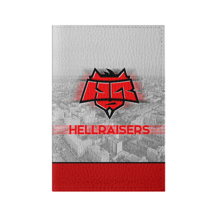 Обложка для паспорта матовая кожа Hellraisers фото