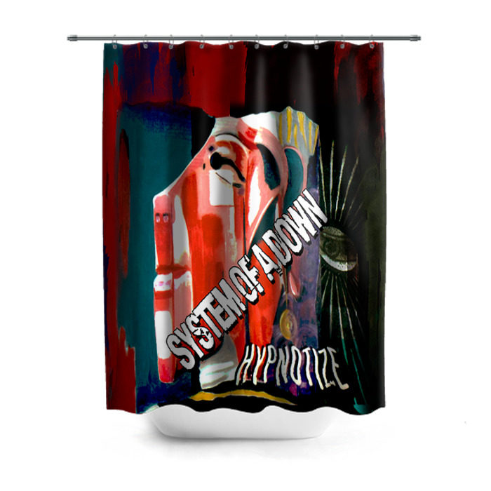 Штора 3D для ванной System of a Down фото