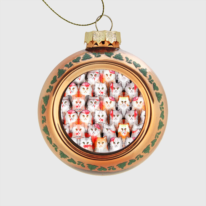 Стеклянный ёлочный шар Drop Dead фото