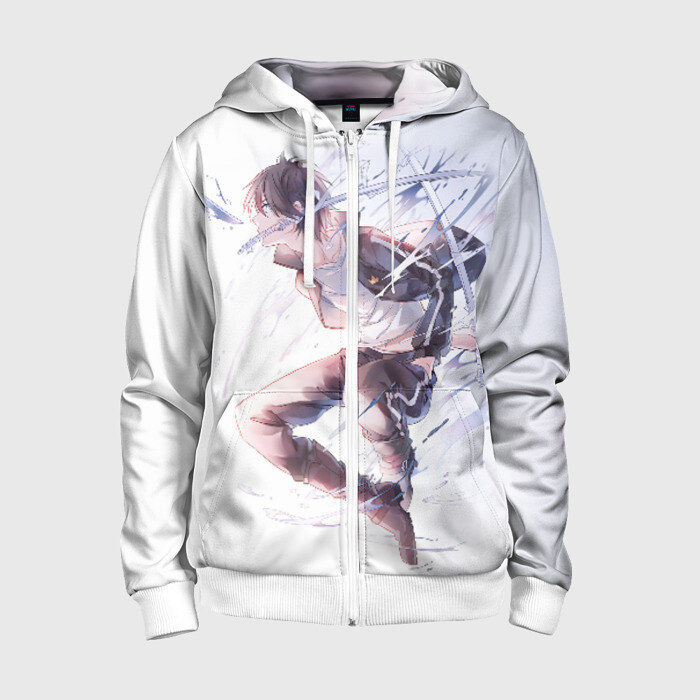 Детская толстовка 3D на молнии Бездомный бог фото