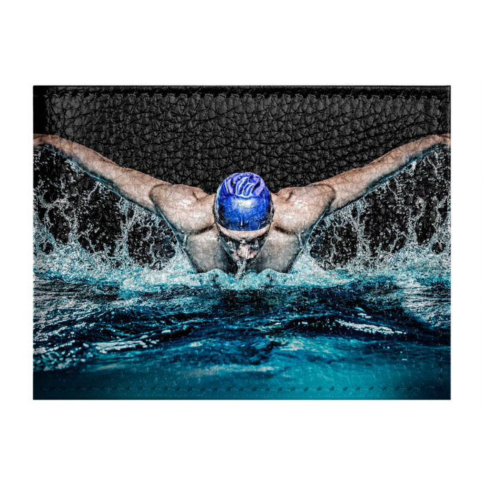 Обложка для студенческого билета Пловец фото