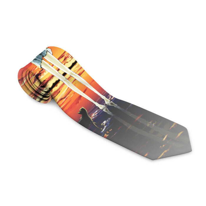 Галстук 3D Девушка аниме фото