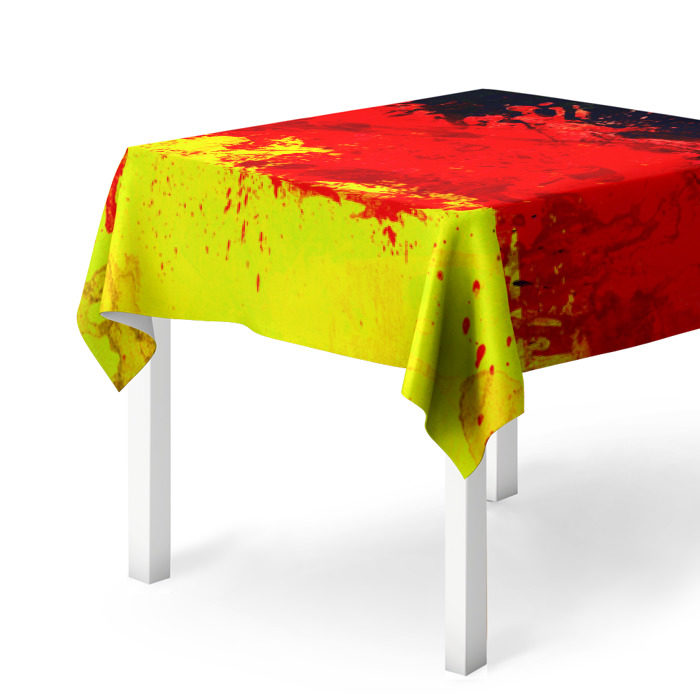 Скатерть 3D Краски триколор фото