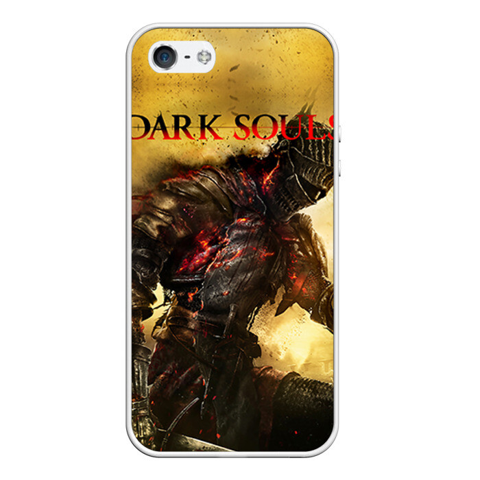 Чехол для iPhone 5/5S матовый Dark Souls 14 фото