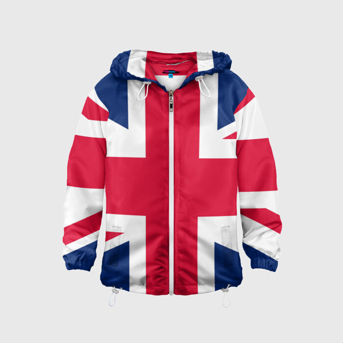 Детская ветровка 3D Великобритания фото