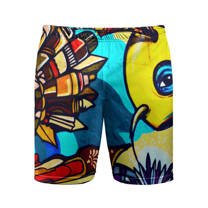 Мужские шорты 3D спортивные Граффити фото