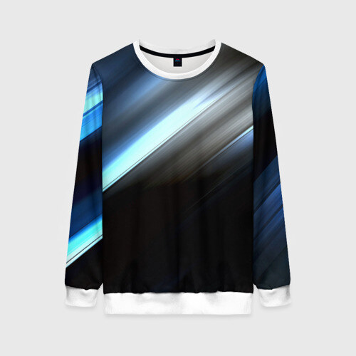 Женский свитшот 3D Полосы фото