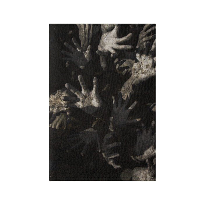 Обложка для паспорта матовая кожа Руки фото