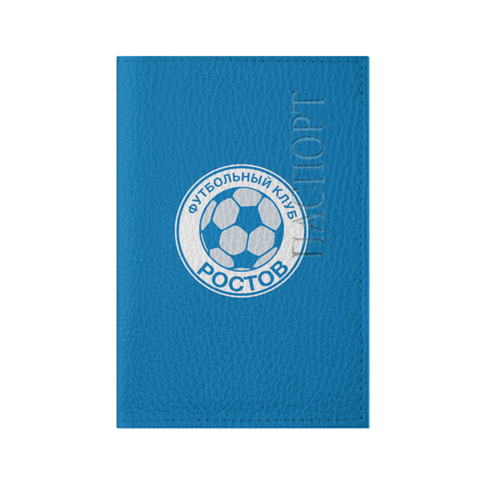 Обложка для паспорта матовая кожа ФК Ростов фото