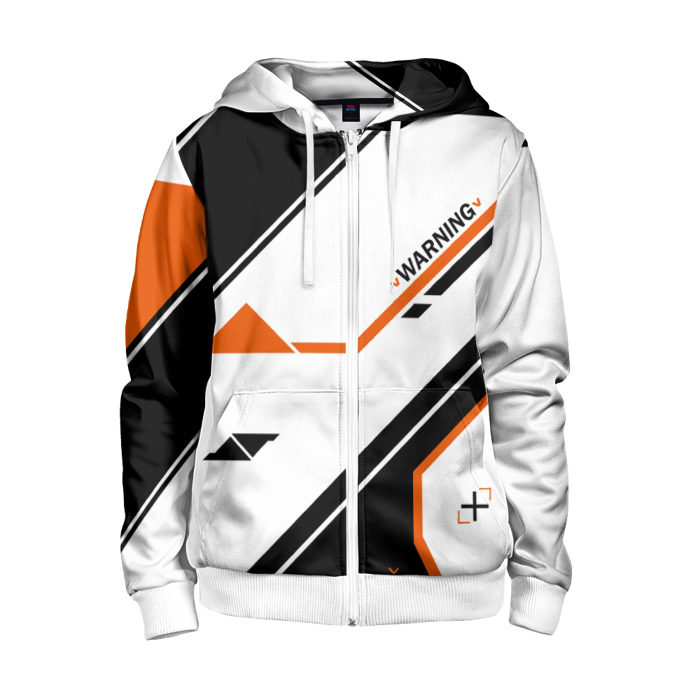 Детская толстовка 3D на молнии cs:go - Asiimov P250 Style фото