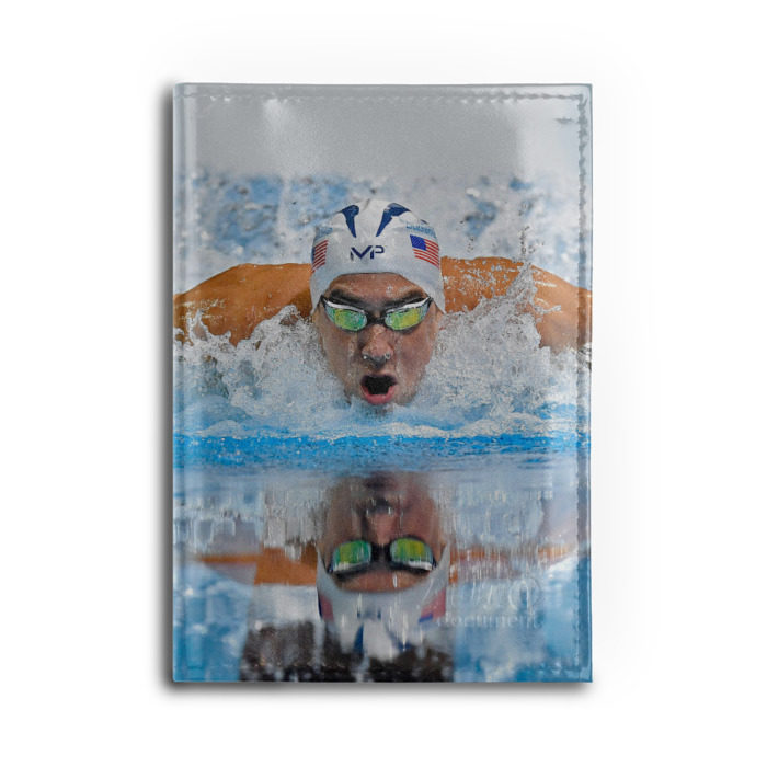 Обложка для автодокументов Пловец фото