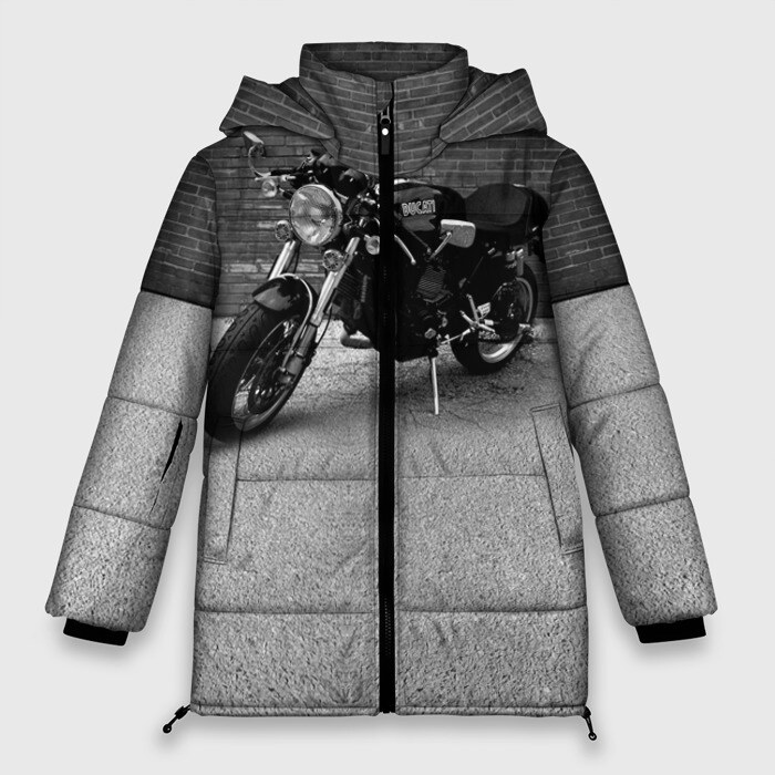Женская зимняя куртка 3D Ducati 1 фото