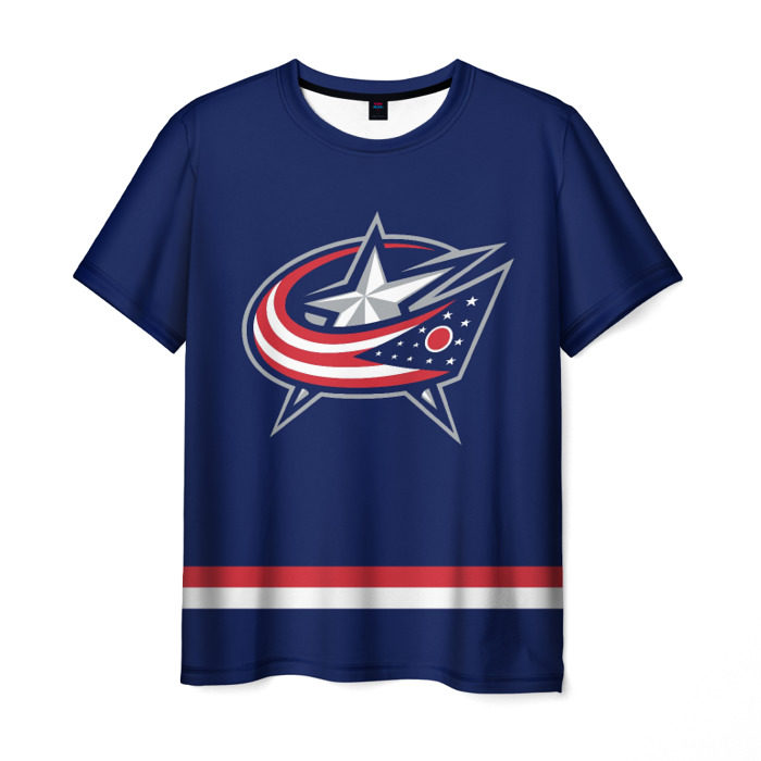 Мужская футболка 3D Columbus Blue Jackets фото
