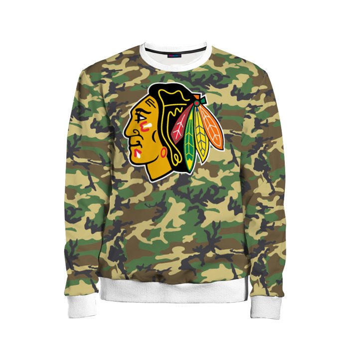Детский свитшот 3D Blackhawks Camouflage фото