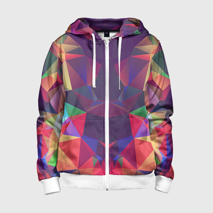 Детская толстовка 3D на молнии Grazy Poly VPPDGryphon фото