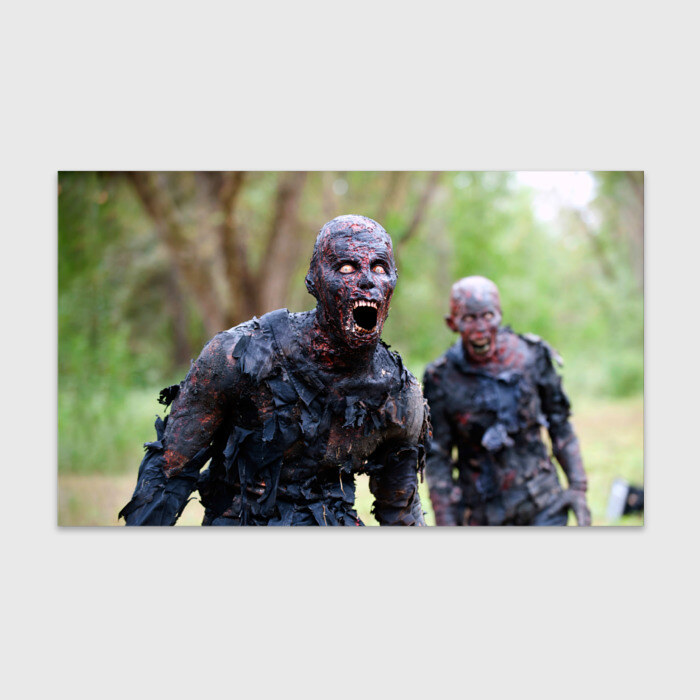 Бумага для упаковки 3D Zombie фото