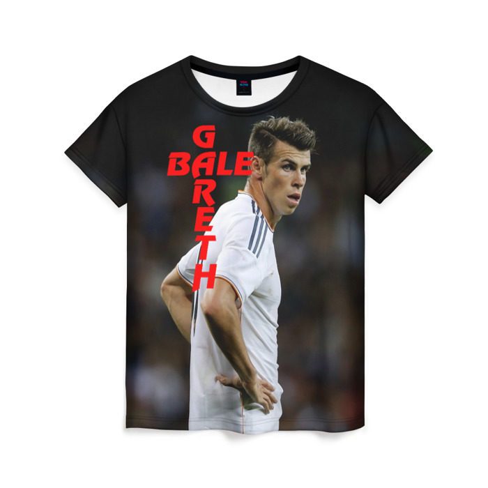 Женская футболка 3D Гарет Бейл фото