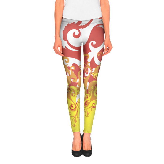 Леггинсы 3D Агония страсти фото