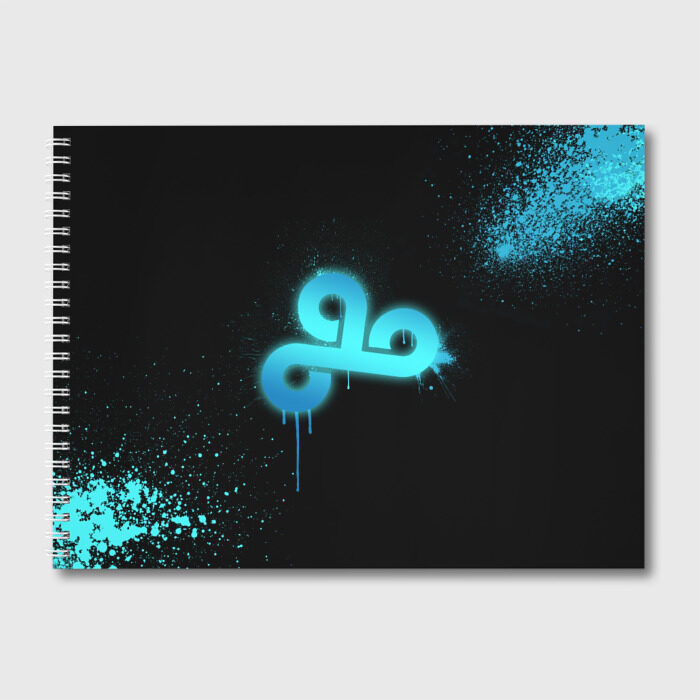 Альбом для рисования csgo - Cloud 9 (Black collection) фото