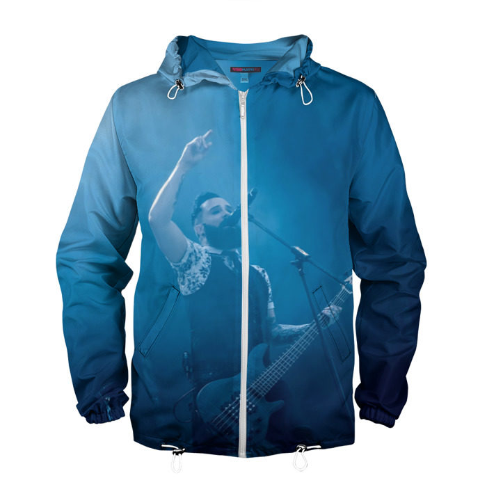 Мужская ветровка 3D Blue фото