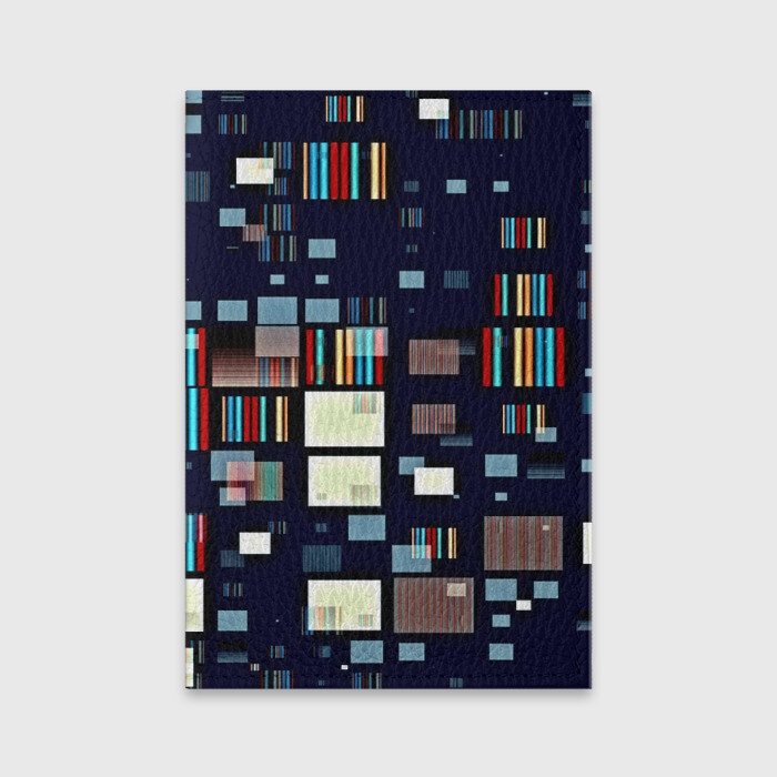 Обложка для паспорта матовая кожа Минимализм фото