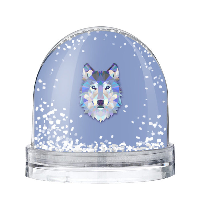 Снежный шар Волк фото