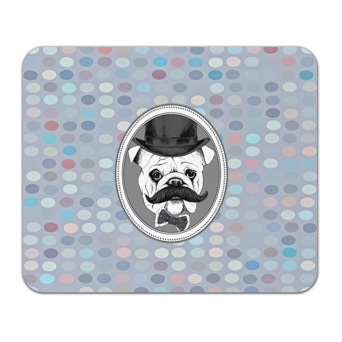 Коврик прямоугольный Mr. Pug фото