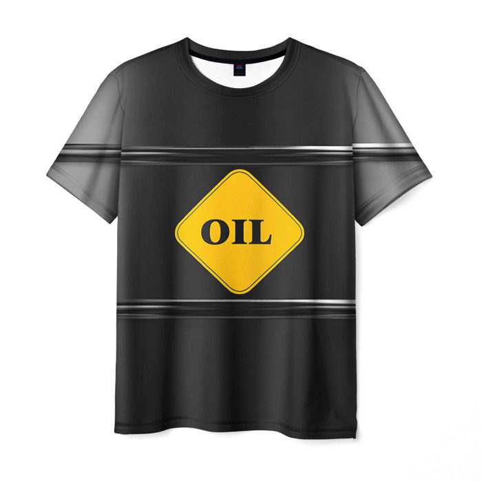 Мужская футболка 3D Oil фото