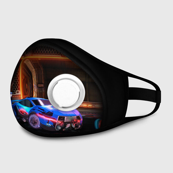 Маска из неопрена Rocket League фото