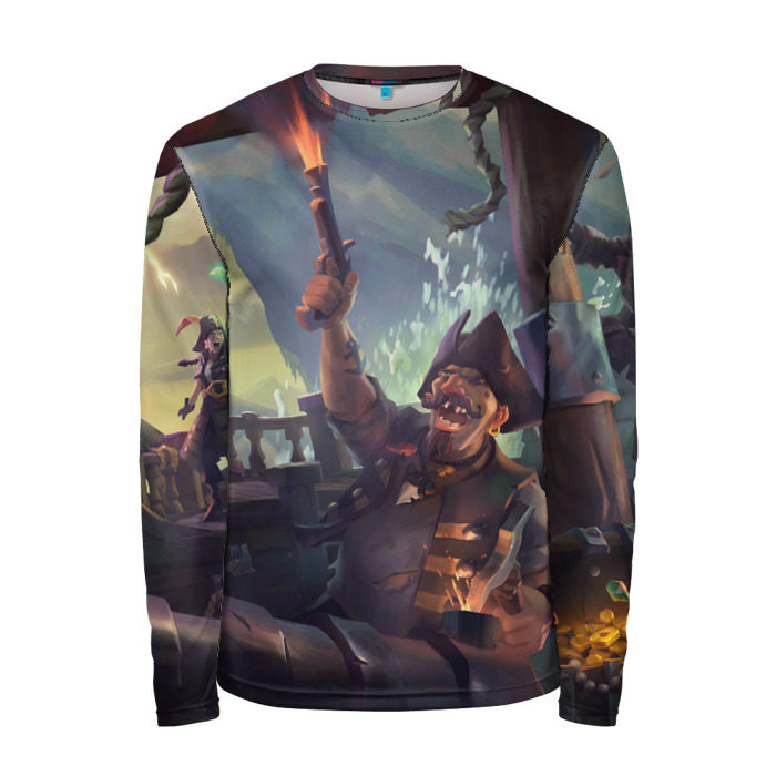 Мужской лонгслив 3D Sea of thieves фото