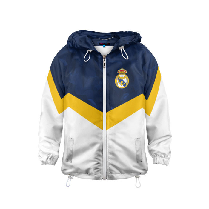 Детская ветровка 3D Real Madrid 2018 New фото