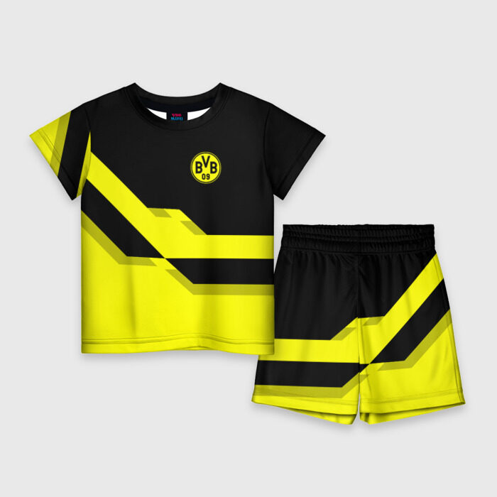 Детский костюм с шортами 3D FC Borussia Dortmund 2018 фото