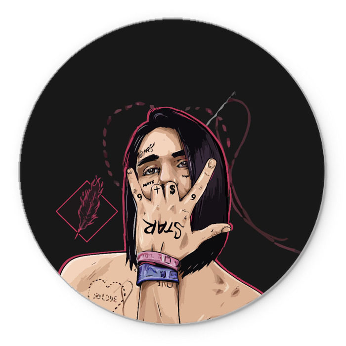 Коврик круглый Face / Фэйс фото