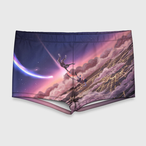 Мужские купальные плавки 3D Falling фото