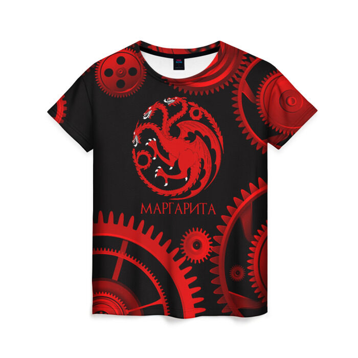Женская футболка 3D Targaryen Маргарита фото