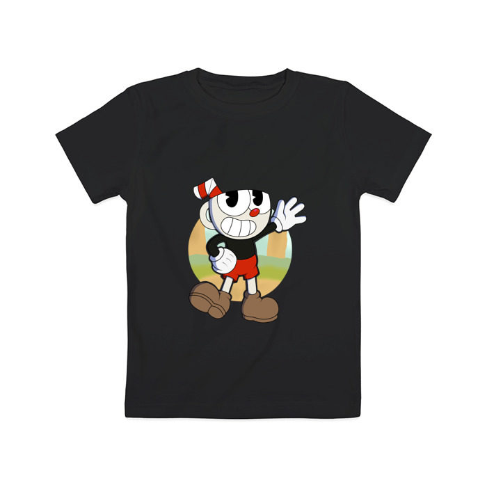 Детская футболка хлопок Cuphead фото