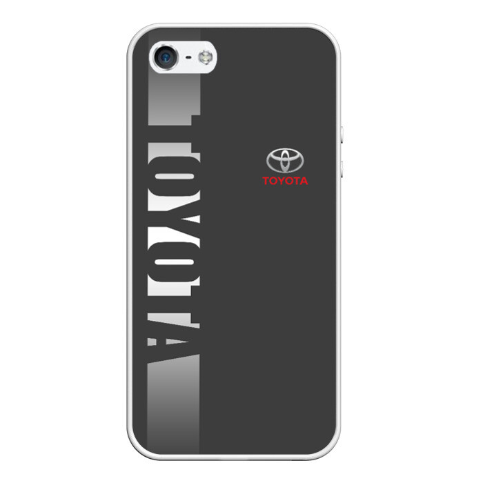 Чехол для iPhone 5/5S матовый TOYOTA ТОЙОТА фото