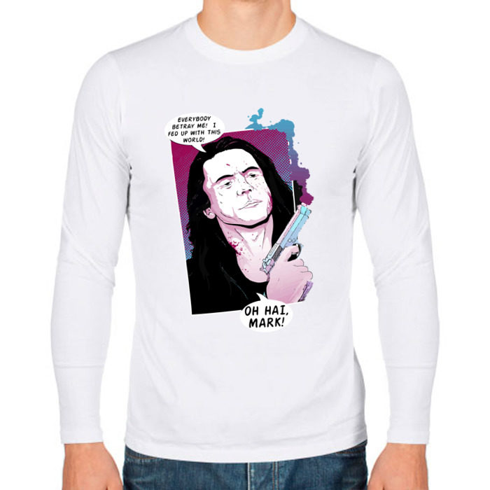 Мужской лонгслив хлопок Томми Вайсо фото