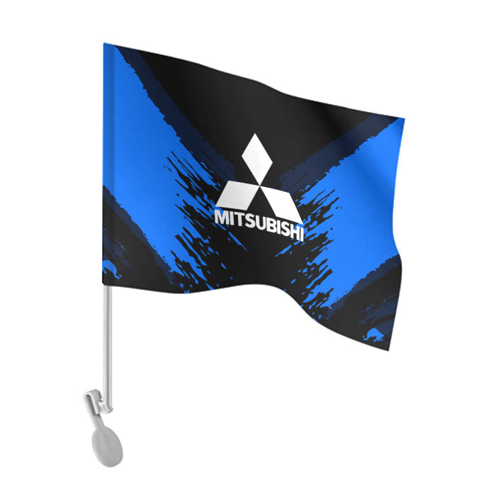 Флаг для автомобиля MITSUBISHI SPORT COLLECTION фото