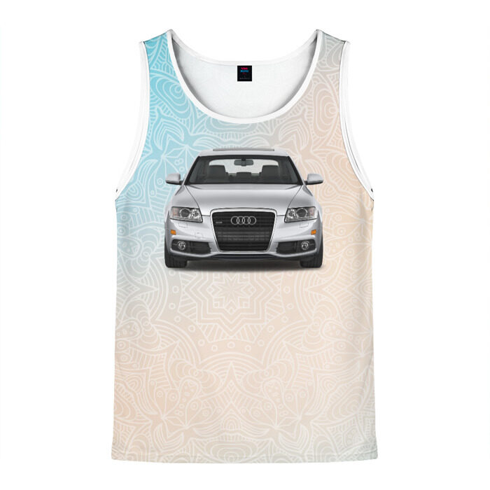 Мужская майка 3D Audi rs4 фото