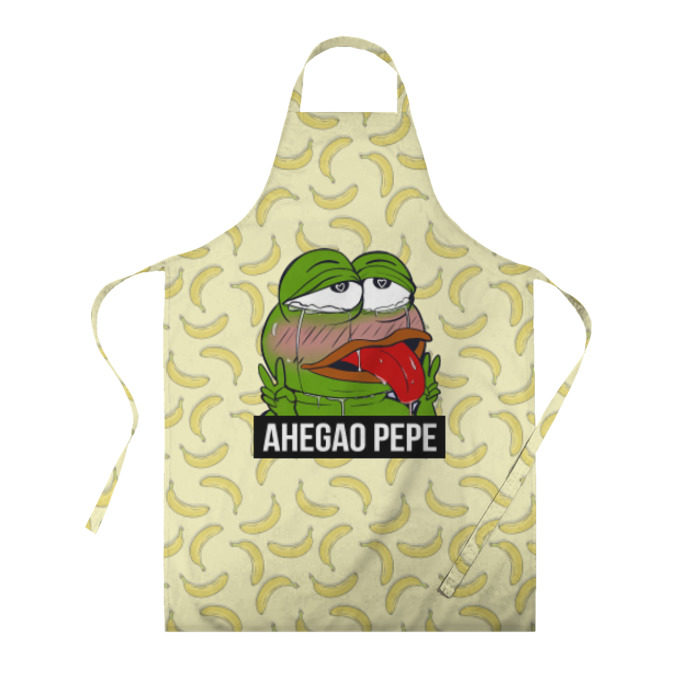 Фартук 3D Ahegao Pepe фото